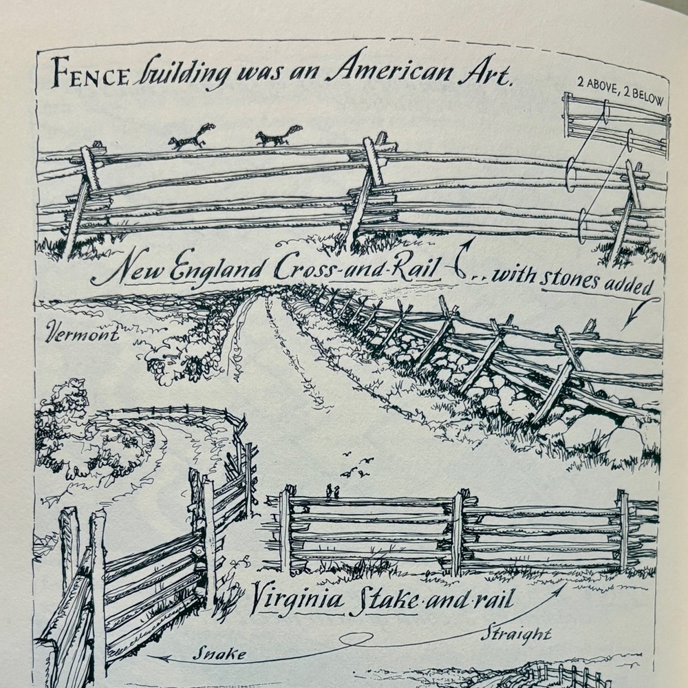 1955 Our Vanishing Landscape Architecture Churches Sheds Farmland Illustrated - Picture 6 of 15